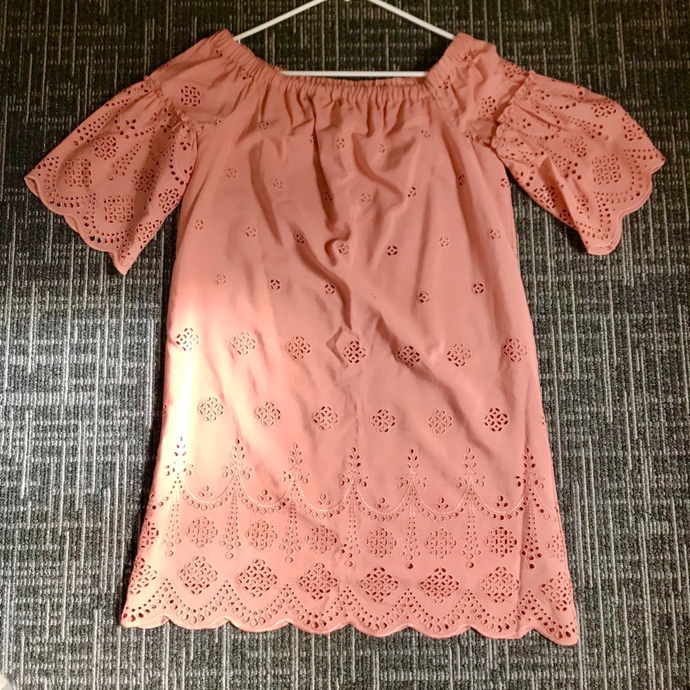 Madewell Pink Silk Dress. Small.